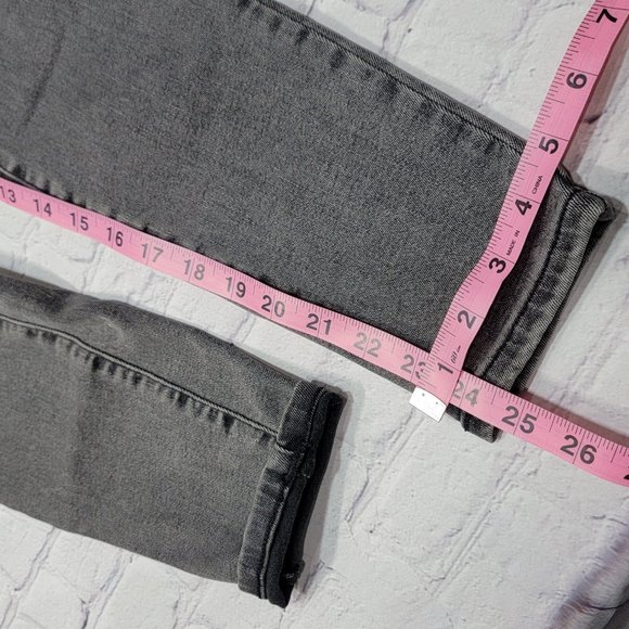 Everlane Gray Grey Skinny High Rise Ankle Stretchy Jeans 26 - Picture 12 of 12